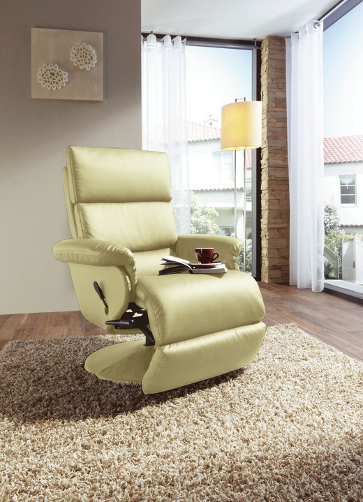 TV- & Relaxsessel - Relax-Sessel in formschönen Design, in Farbe CREME Ansicht 1