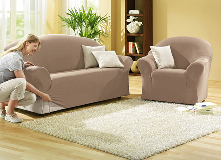 Schützende Stretchbezüge für Sessel und Sofa