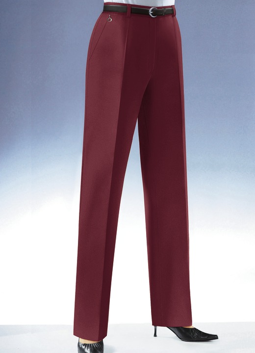 Hosen - Klassische Hose  , in Größe 018 bis 245, in Farbe RUBINROT Ansicht 1