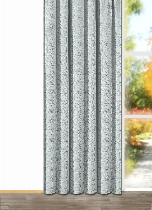 Kissenbezüge - Leicht glänzende Wohnaccessoires, in Größe 358 (H145xB140 cm) bis 905 (Kissenbezüge, 2er-Set, 40x40 cm), in Farbe SILBER Ansicht 1