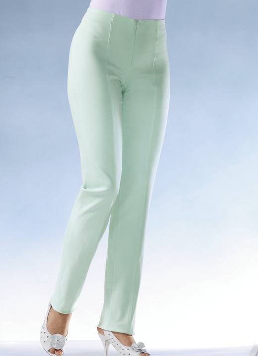 Hosen - Soft-Stretch-Hose in 11 Farben, in Größe 018 bis 235, in Farbe MINT Ansicht 1