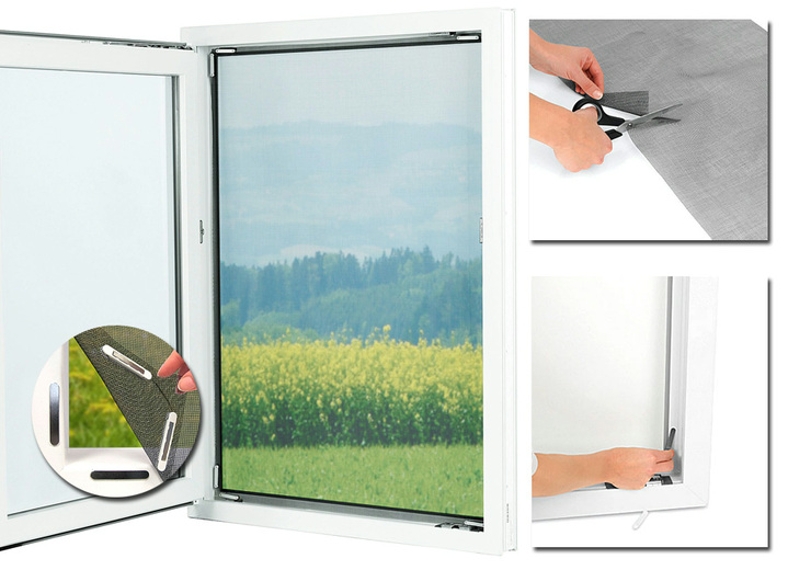 Fenster-Moskitonetz mit Magneten - TV-Werbung