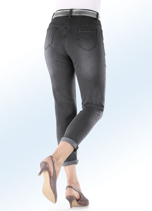 Hosen - Basic-Jeans in 7/8-Länge, in Größe 017 bis 052, in Farbe GRAFIT Ansicht 1