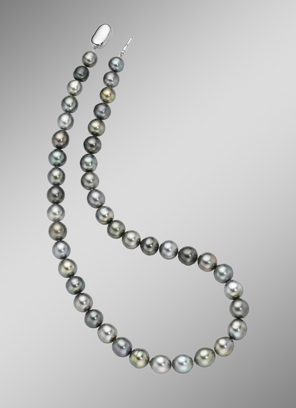 Halsketten & Armbänder - Edle Garnitur mit Tahiti-Zuchtperlen, in Farbe , in Ausführung Halskette Ansicht 1