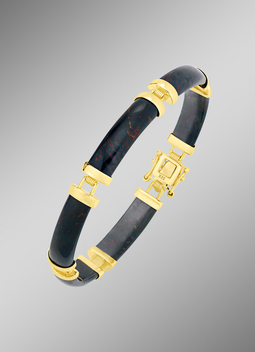 Halsketten & Armbänder - Armband mit echt Blutstein, in Farbe  Ansicht 1