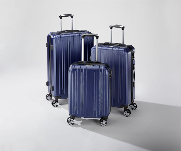 Reisen - Koffer-Set 3teilig, in Farbe BLAU Ansicht 1