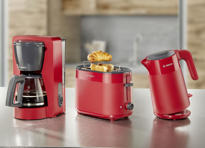 Kaffeemaschinen - Bosch Frühstücksserie My Moment im kompakten Design, in Farbe ROT, in Ausführung Toaster Ansicht 1