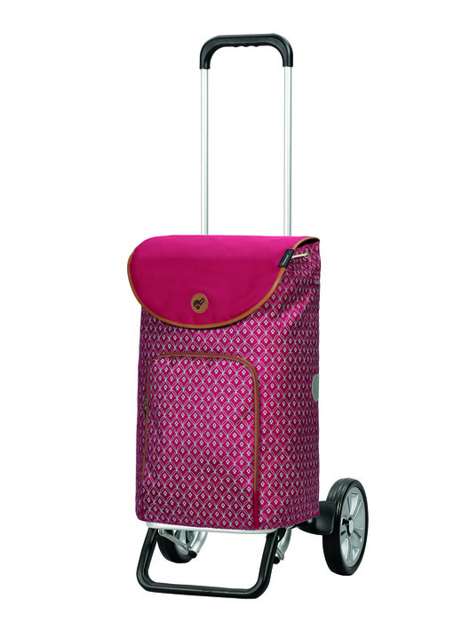 Einkaufstrolleys - Alu Star Shopper® Famke aus hochwertigem Aluminium, in Farbe ROT