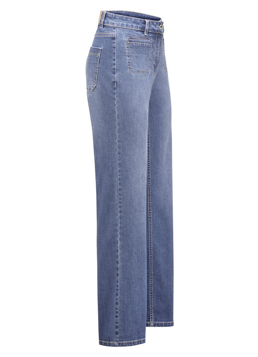 Jeans - Jeans mit modischen Vordertaschen, in Größe 017 bis 050, in Farbe JEANSBLAU Ansicht 1