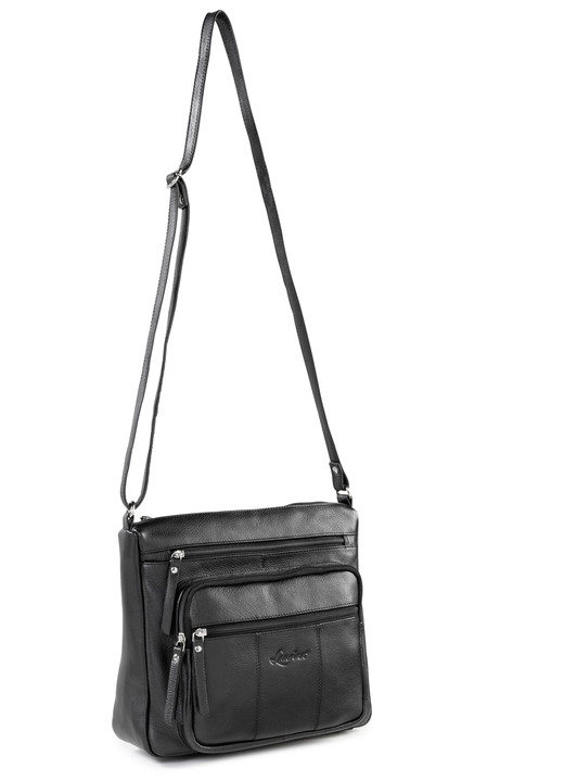 Taschen - Laurina Tasche aus Vollrind-Nappaleder, in Farbe SCHWARZ Ansicht 1