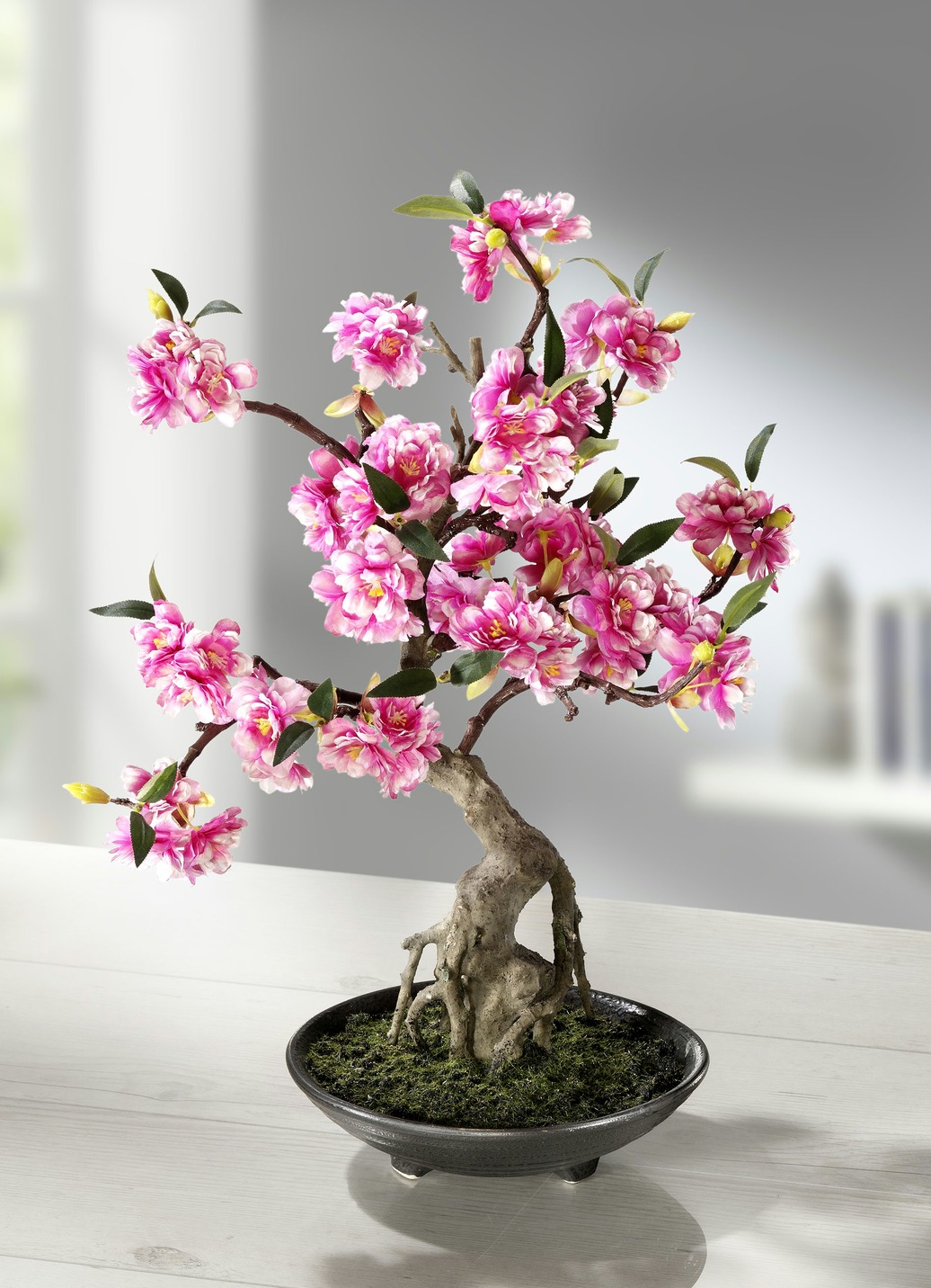 Cerasum-Bonsai im Topf - Kunst- & Textilpflanzen | Brigitte Hachenburg