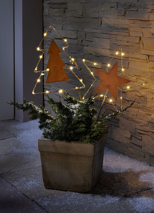 LED-Gartenstecker aus Metall - Weihnachten | Brigitte Hachenburg