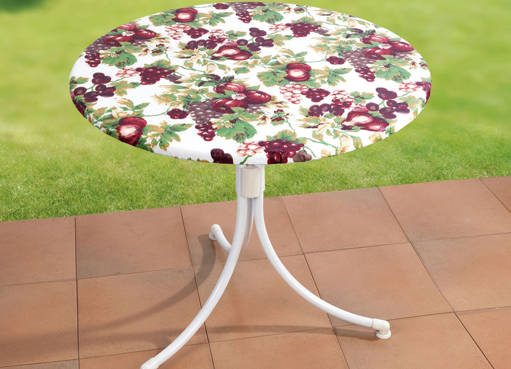 Spann-Tischdecke aus 100% PVC | Gartentischdecken - Brigitte Hachenburg