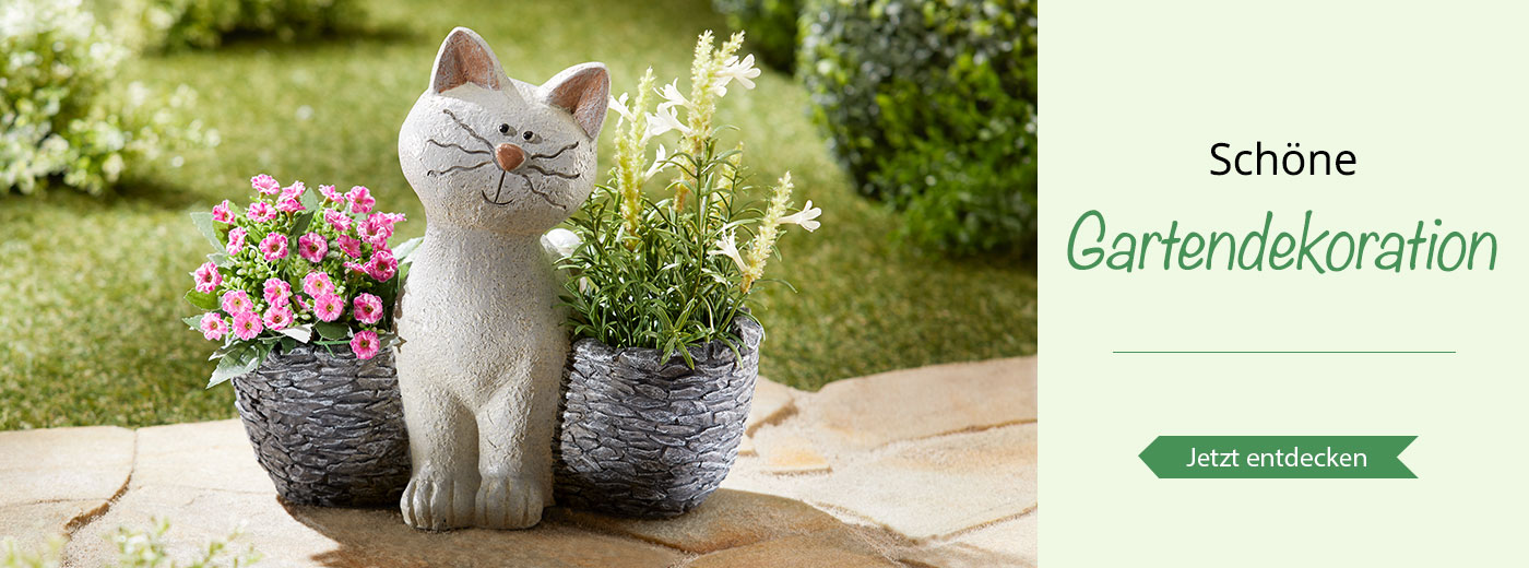 Wunderschöne Gartendeko